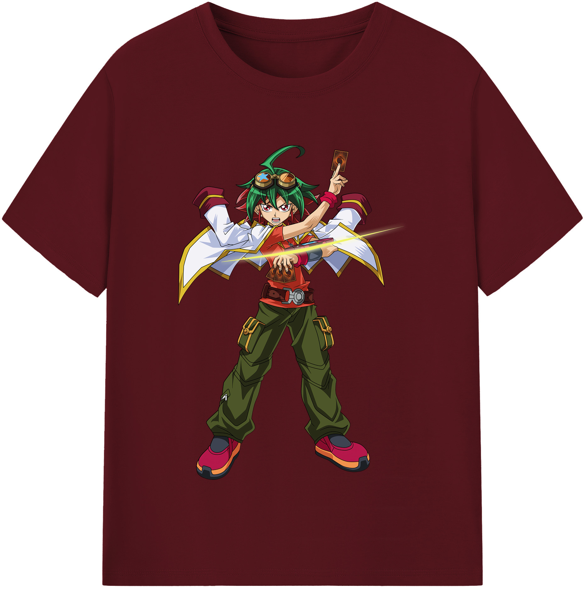 （画像用） 遊☆戯☆王 Yu-Gi-Oh! 綿100％半袖Tシャツ（フロントプリント）